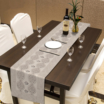 RATAN CART Beige 178 cm Table Runner(Cotton)
