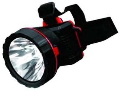 A 1 ROCK LIGHT RECHARGEABLE HEAD LAMP WITH HIGH FOCUS Torch(Black, 4.4 cm, Rechargeable)