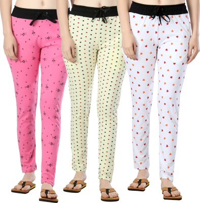 FASHA Printed Women Multicolor Track Pants