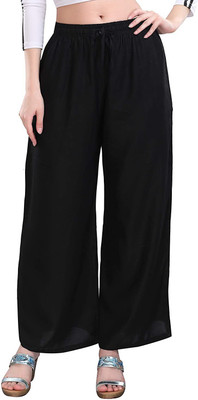 SUPRYIA Regular Fit Women Black Trousers