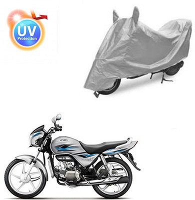 Atulit enterprises Two Wheeler Cover for Hero(Splendor Pro, Silver)