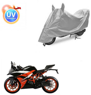 Atulit enterprises Two Wheeler Cover for KTM(RC 390, Silver)