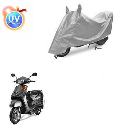 Atulit enterprises Two Wheeler Cover for Indus(Yo Spark, Silver)