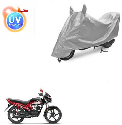 Feel heaven Two Wheeler Cover for Honda(Dream Yuga, Silver)
