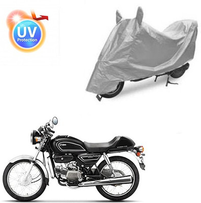 Atulit enterprises Two Wheeler Cover for Hero(Splendor Pro Classic, Silver)