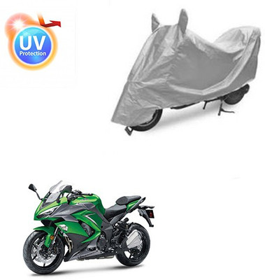 Atulit enterprises Two Wheeler Cover for Kawasaki(Ninja 1000, Silver)
