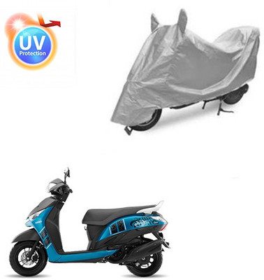 Atulit enterprises Two Wheeler Cover for Yamaha(Alpha, Silver)