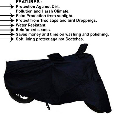 APNEK Waterproof Two Wheeler Cover for TVS(Jive, Black)