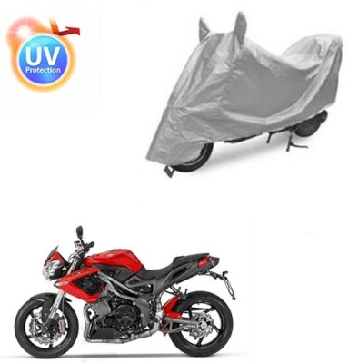 Feel heaven Two Wheeler Cover for DSK Benelli(TNT R, Silver)