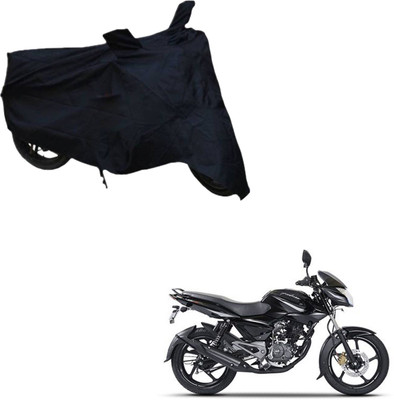 THE REAL ARV Two Wheeler Cover for Bajaj(Pulsar 135 LS DTS-i, Black)