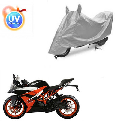Atulit enterprises Two Wheeler Cover for KTM(RC 200, Silver)