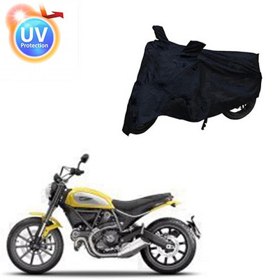Atulit enterprises Two Wheeler Cover for Ducati(Scrambler, Black)