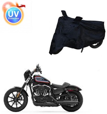 Feel heaven Two Wheeler Cover for Harley Davidson(XL 1200, Black)