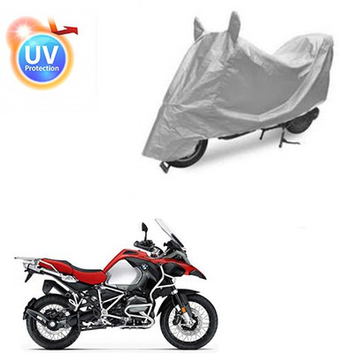 saanvi Two Wheeler Cover for BMW(R 1200 GS, Silver)