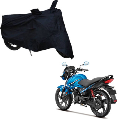 THE REAL ARV Two Wheeler Cover for Hero(Glamour FI, Black)