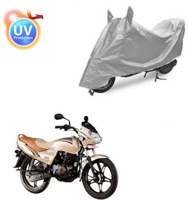 saanvi Two Wheeler Cover for LML(Freedom, Silver)