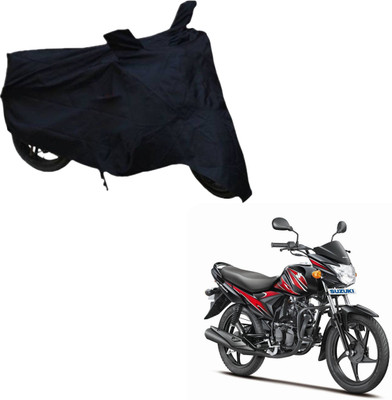 APNEK Waterproof Two Wheeler Cover for Suzuki(Hayate, Black)