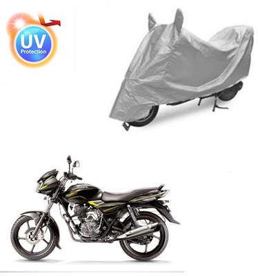 Atulit enterprises Two Wheeler Cover for Bajaj(Discover 100 DTS-i, Silver)