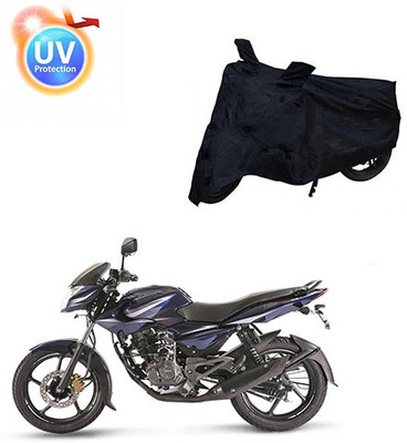 Atulit enterprises Two Wheeler Cover for Bajaj(Pulsar 135 LS DTS-i, Black)