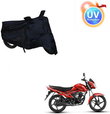 saanvi Two Wheeler Cover for Suzuki(Hayate, Black)
