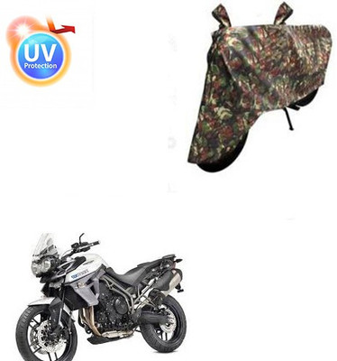 Atulit enterprises Two Wheeler Cover for Triumph(Tiger 800 XR, Multicolor)
