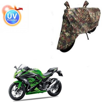 Atulit enterprises Two Wheeler Cover for Kawasaki(Ninja 300, Multicolor)