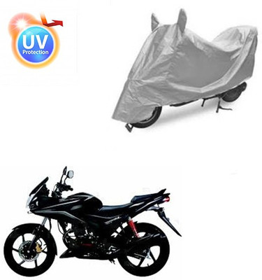 saanvi Two Wheeler Cover for Honda(CBF Stunner, Silver)