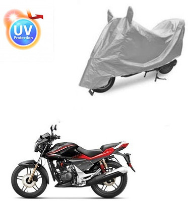 saanvi Two Wheeler Cover for Honda(CBZ Extreme, Silver)