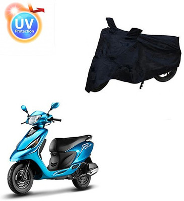 Atulit enterprises Two Wheeler Cover for Mahindra(Gusto, Black)