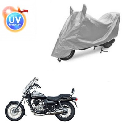 Atulit enterprises Two Wheeler Cover for Bajaj(Avenger 220 Cruise, Silver)