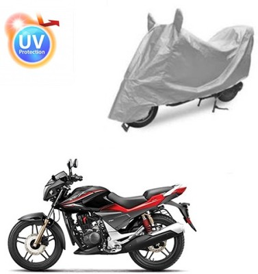 Atulit enterprises Two Wheeler Cover for Hero(CBZ Extreme, Silver)