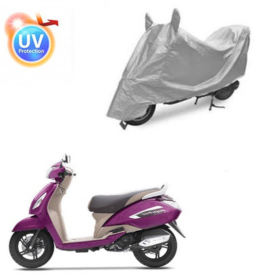 Atulit enterprises Two Wheeler Cover for TVS(Jupiter, Silver)
