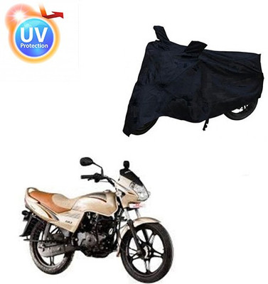 saanvi Two Wheeler Cover for Hero(Splendor I Smart, Black)
