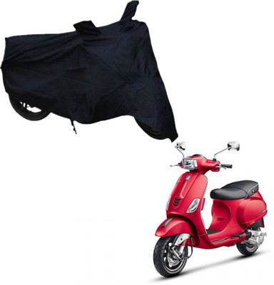 APNEK Waterproof Two Wheeler Cover for Piaggio(Vespa SXL, Black)
