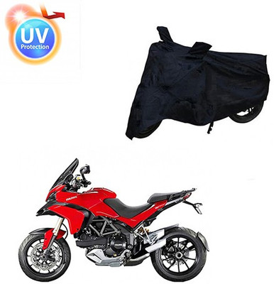 Atulit enterprises Two Wheeler Cover for Ducati(Multistrada, Black)