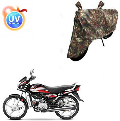 saanvi Two Wheeler Cover for Hero(CD deluxe, Multicolor)