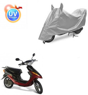 saanvi Two Wheeler Cover for Indus(Yo Style, Silver)