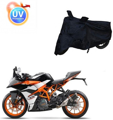 saanvi Two Wheeler Cover for Hero(Pleasure, Black)