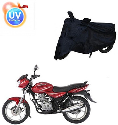 Feel heaven Two Wheeler Cover for Bajaj(Discover 125 DTS-i, Black)