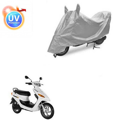 Atulit enterprises Two Wheeler Cover for Indus(Yo Electron, Silver)