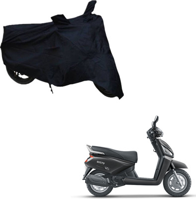 THE REAL ARV Two Wheeler Cover for Mahindra(Gusto, Black)