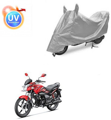 saanvi Two Wheeler Cover for Hero(Passion Xpro, Silver)