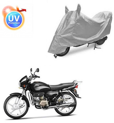 Atulit enterprises Two Wheeler Cover for Hero(Splendor Plus, Silver)