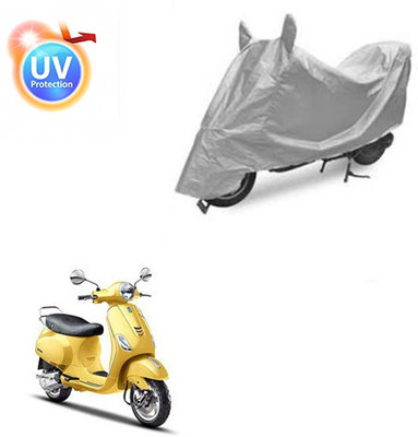 Atulit enterprises Two Wheeler Cover for Piaggio(Vespa SXL, Silver)