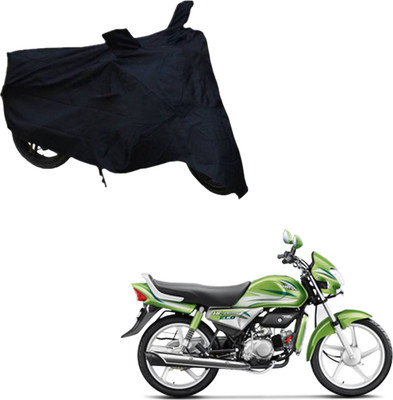 THE REAL ARV Two Wheeler Cover for Hero(HF Deluxe, Black)