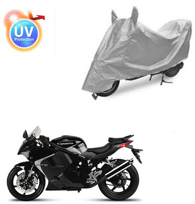 Feel heaven Two Wheeler Cover for Hyosung(GT250R, Silver)