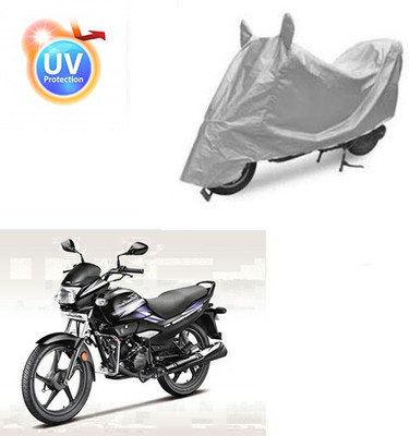 Feel heaven Two Wheeler Cover for Hero(Super Splendor, Silver)