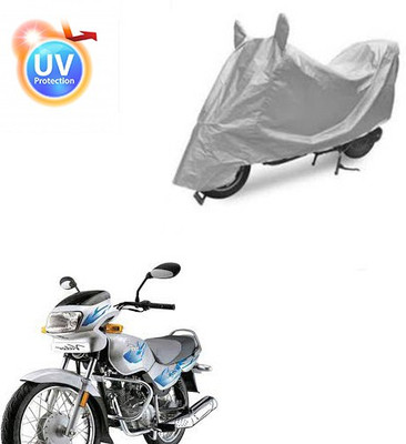 Atulit enterprises Two Wheeler Cover for TVS(Victor GLX, Silver)