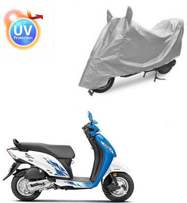 saanvi Two Wheeler Cover for Honda(Activa i, Silver)