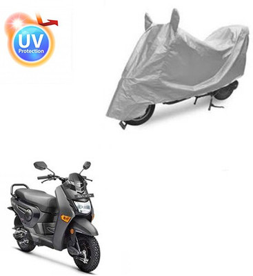saanvi Two Wheeler Cover for Honda(Cliq, Silver)